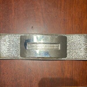 BEBE Exotic metal, front stretch belt